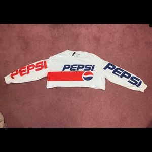 Pepsi Crop Long Sleeve